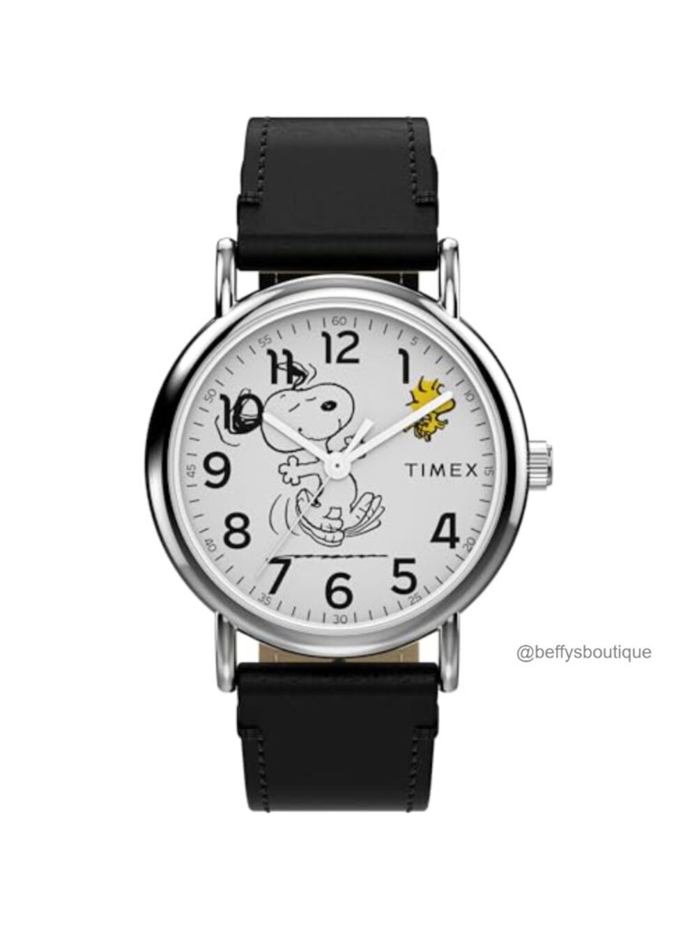Unisex Weekender 38mm Watch with Leather Strap and Quartz Movement